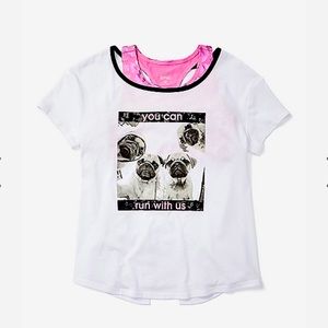 Justice sport-mesh tee B6